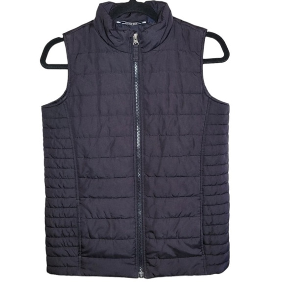 Lands’ End black puffer vest Unisex - Size Medium (10-12) 10-11 Years - Picture 1 of 10